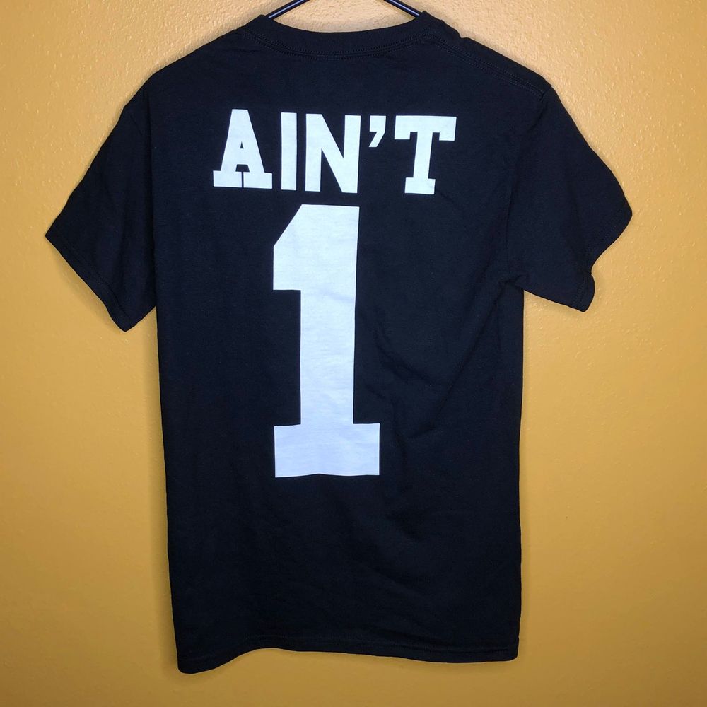Ain't 1 Black Graphic Tee, Size S